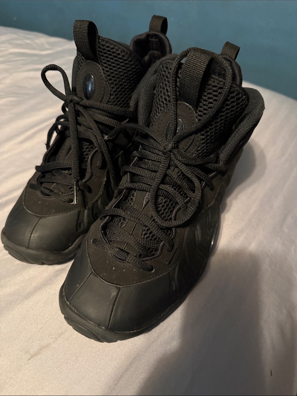 Kids Black High-Top Lace-Up Sneaker
